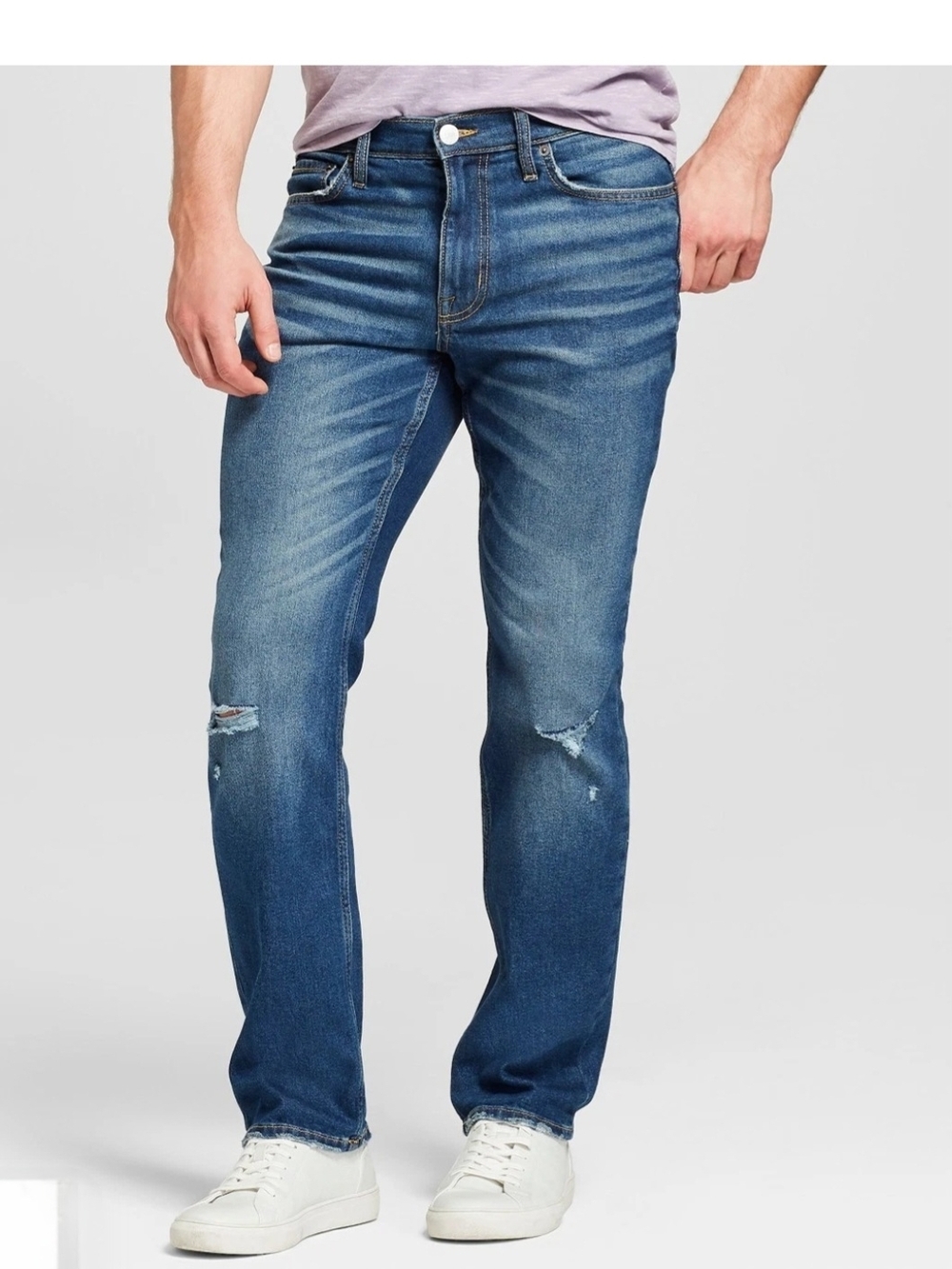 Goodfellow & Co Blue Slim Straight Jeans with Coolmax All Season